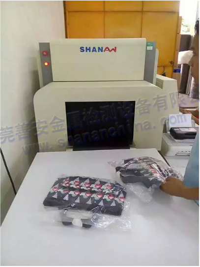 海外檢品公司引進(jìn)我司SA-9010HDx光異物檢測(cè)機(jī)