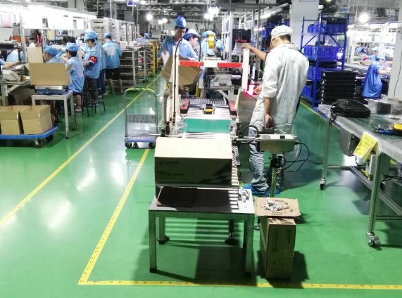 深圳市菘盛電子有限公司采購(gòu)自動(dòng)稱重機(jī)和噴碼機(jī)-善安科技